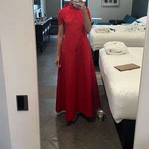 STAUD Ilana Dress XS, Poinsetta